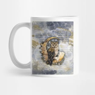 Golden Lunar Owl Mug